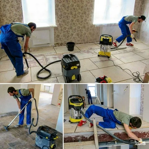 Фото уборки после ремонта